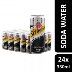 Schweppes Soda Water 24x330ml