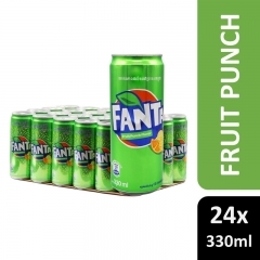 Fanta Fruit Punch Soft Drink 24x330ml