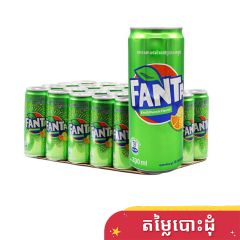 Fanta Fruit Punch Sleek 330ml x 24Cans (1ctn)