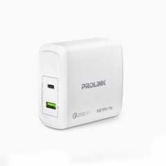 PROLiNK® PTC26001 60W 2-Port USB Wall Charger comes with dual charging ports