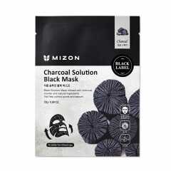 Mizon Charcoal Solution Black Mask (10pcs) 25g