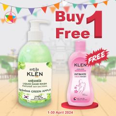 KLEN Green Apple Scented Hand Soap Cleanses 500ml